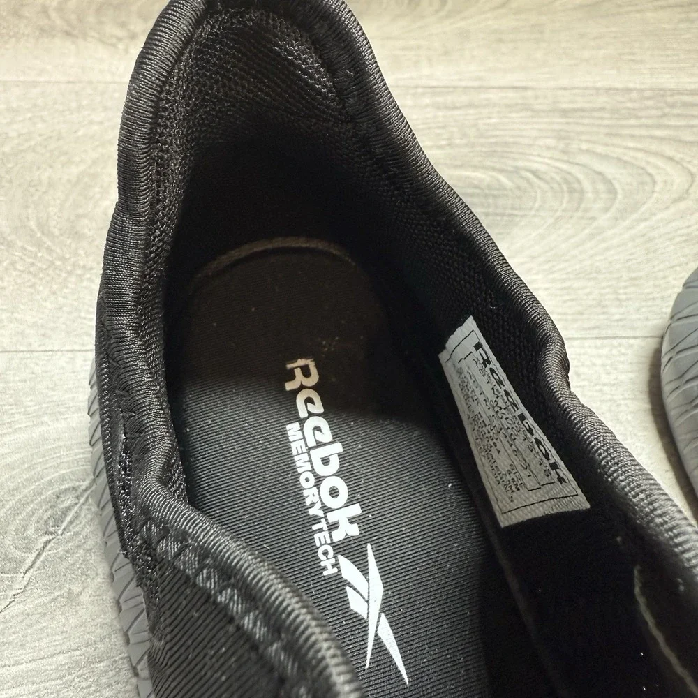 Reebok Flexagon 3.0 Women's Shoe Size 7.5 Composite Toe Work Sneakers Black EUC
